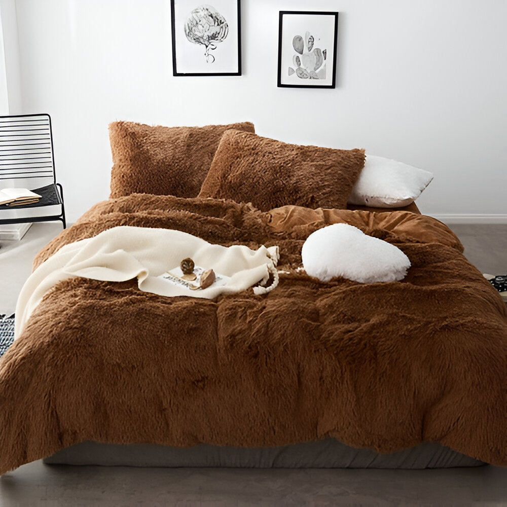 FlufFur - Bettwäsche - Ultra flauschiges Fleece Bettwäsche