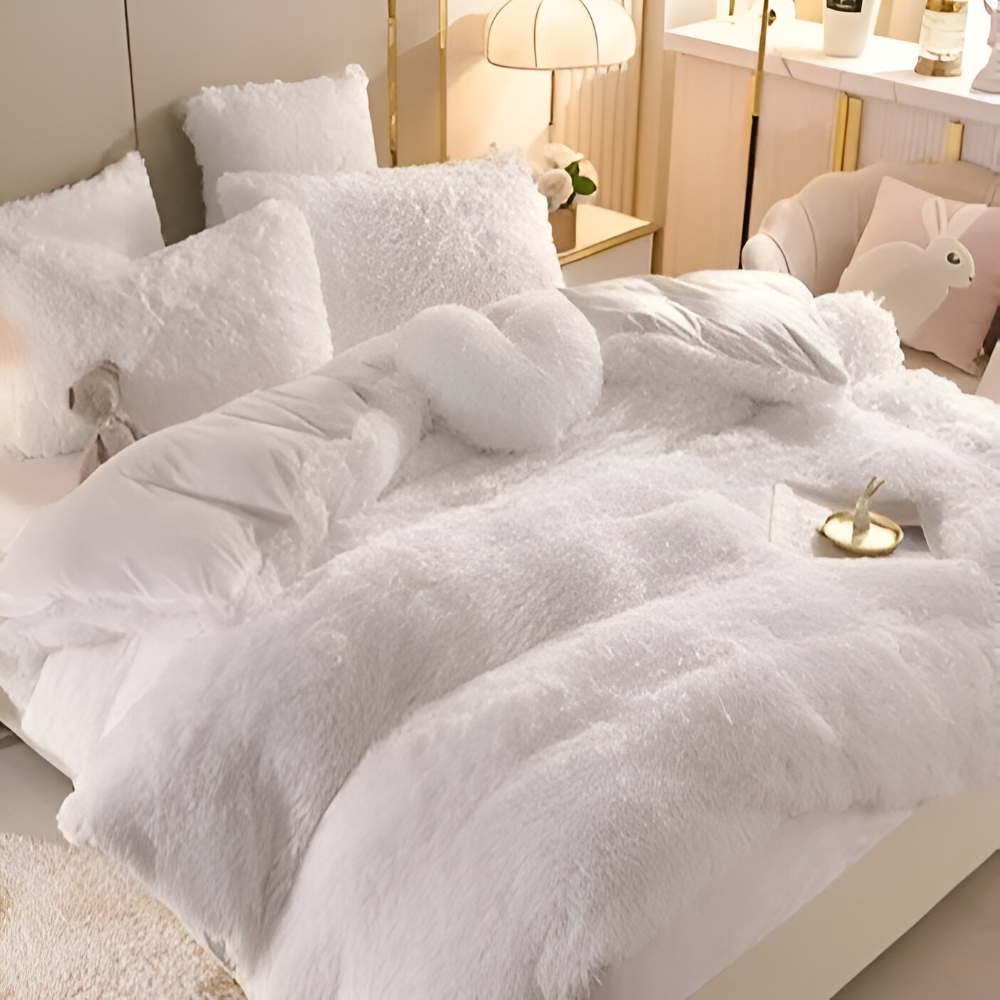 FlufFur - Bettwäsche - Ultra flauschiges Fleece Bettwäsche