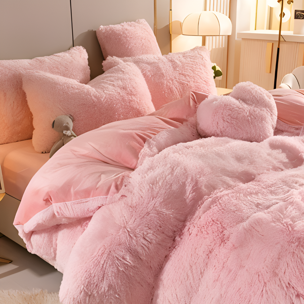 FlufFur - Bettwäsche - Ultra flauschiges Fleece Bettwäsche