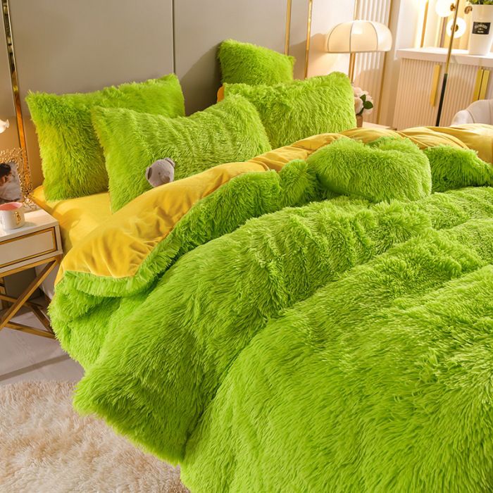 FlufFur - Bettwäsche - Ultra flauschiges Fleece Bettwäsche