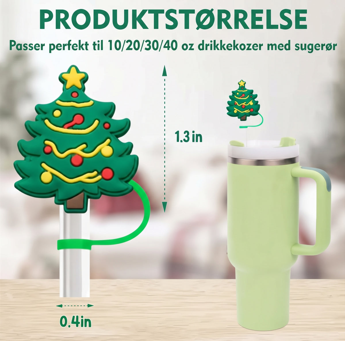 SipMerry - Adventskalender mit 24 Strohhalm-Dekorationen