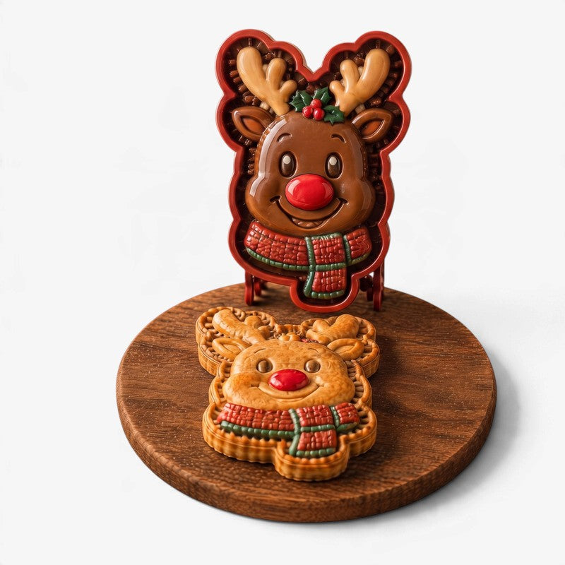 FestiveMoldy - Mini-Kuchenform mit 9 festlichen Designs