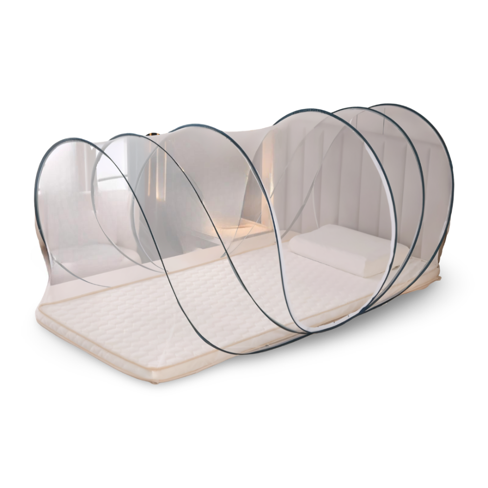 GlamNet - altbares rundes Moskitonetz 190x90x90 cm