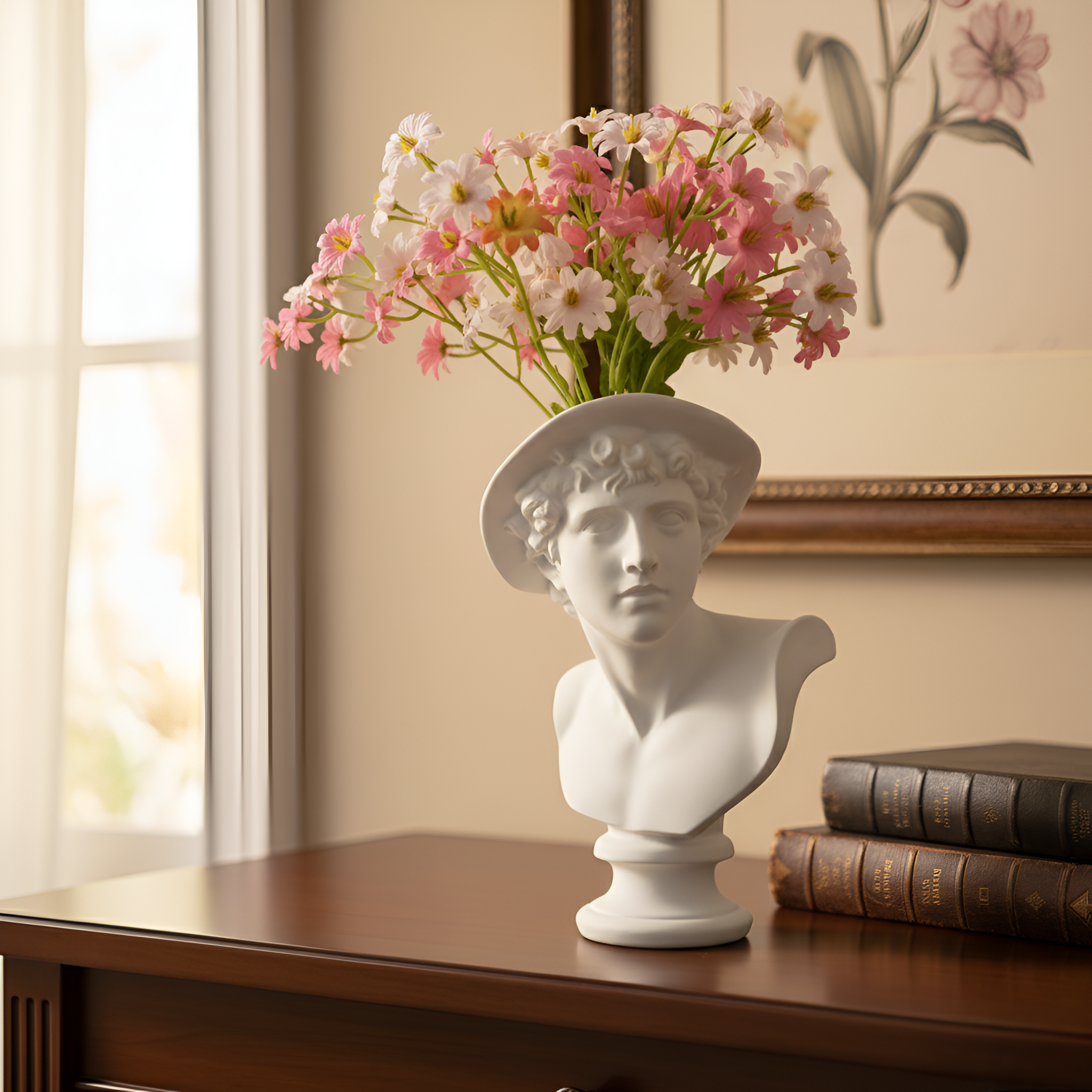 Elegante Griechische Göttervase – Kunstvolle Dekoration für Stilvolles Wohnen