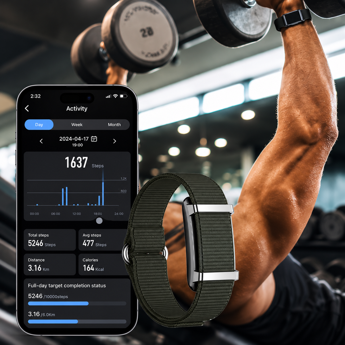 CardioLoop - Y25 Bildschirmloses Fitness-Tracker-Armband