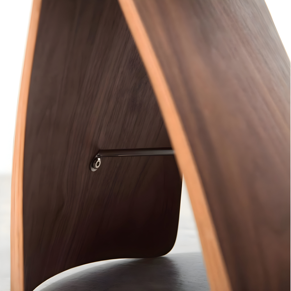 Holzhocker - Massivholz 42x30x38 cm