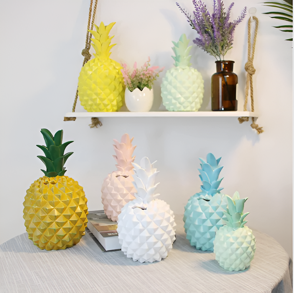 Cash - Crop - Ananas Spardose aus Harz