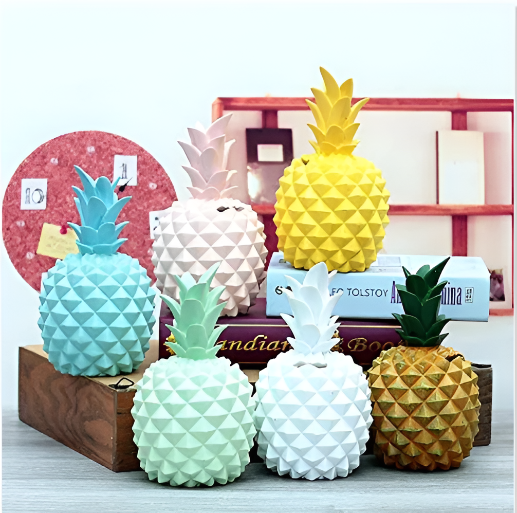 Cash - Crop - Ananas Spardose aus Harz