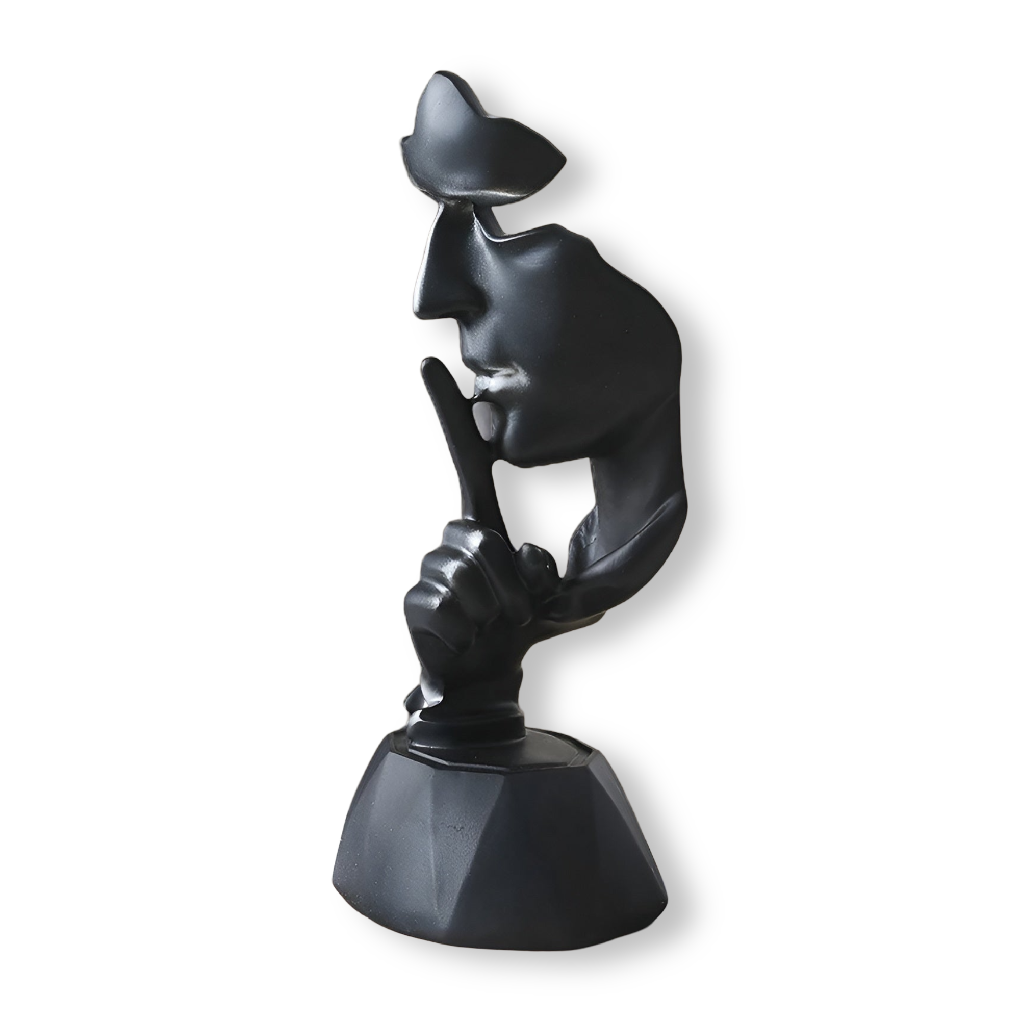 Expressive - Face - Abstrakte Gesichtsskulptur aus Kunstharz