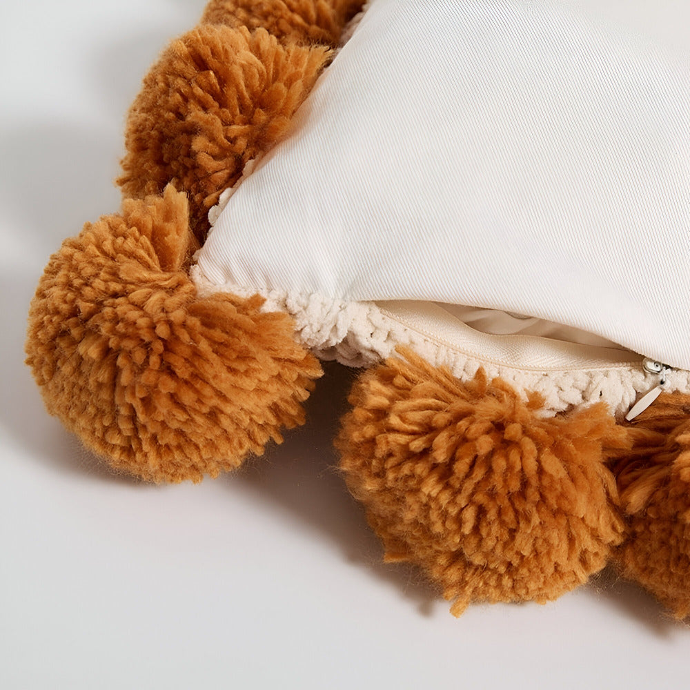 Kissenbezug mit Quasten – Stilvolles Strickdesign für Ihr Zuhause