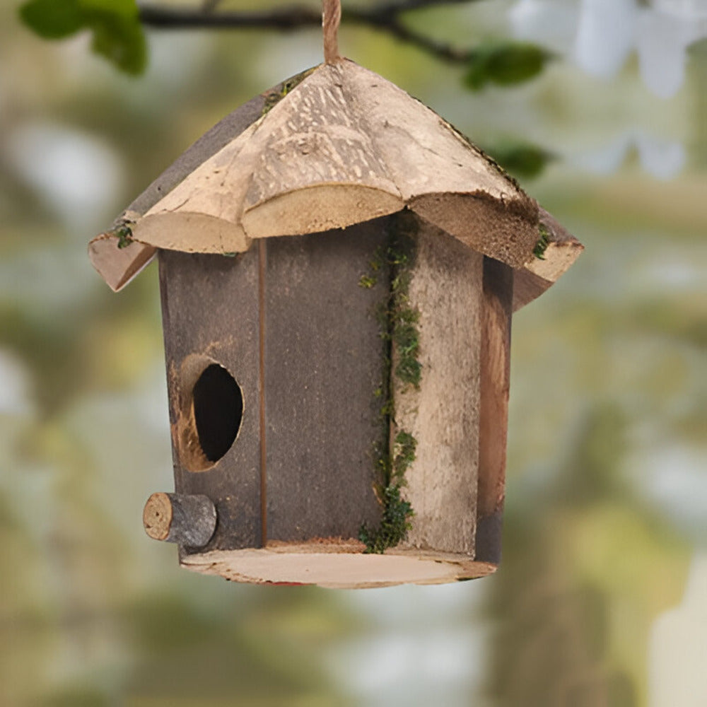 Holzvogelhaus - Natürlicher Holzvogelhaus -Kolibri-Nest