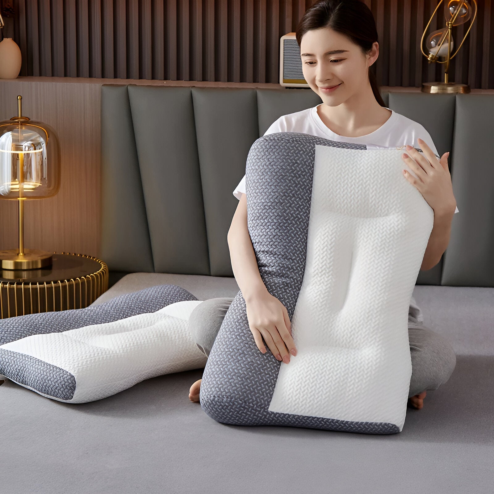 PolyePlush - Ergonomisches Nackenkissen für entspannten