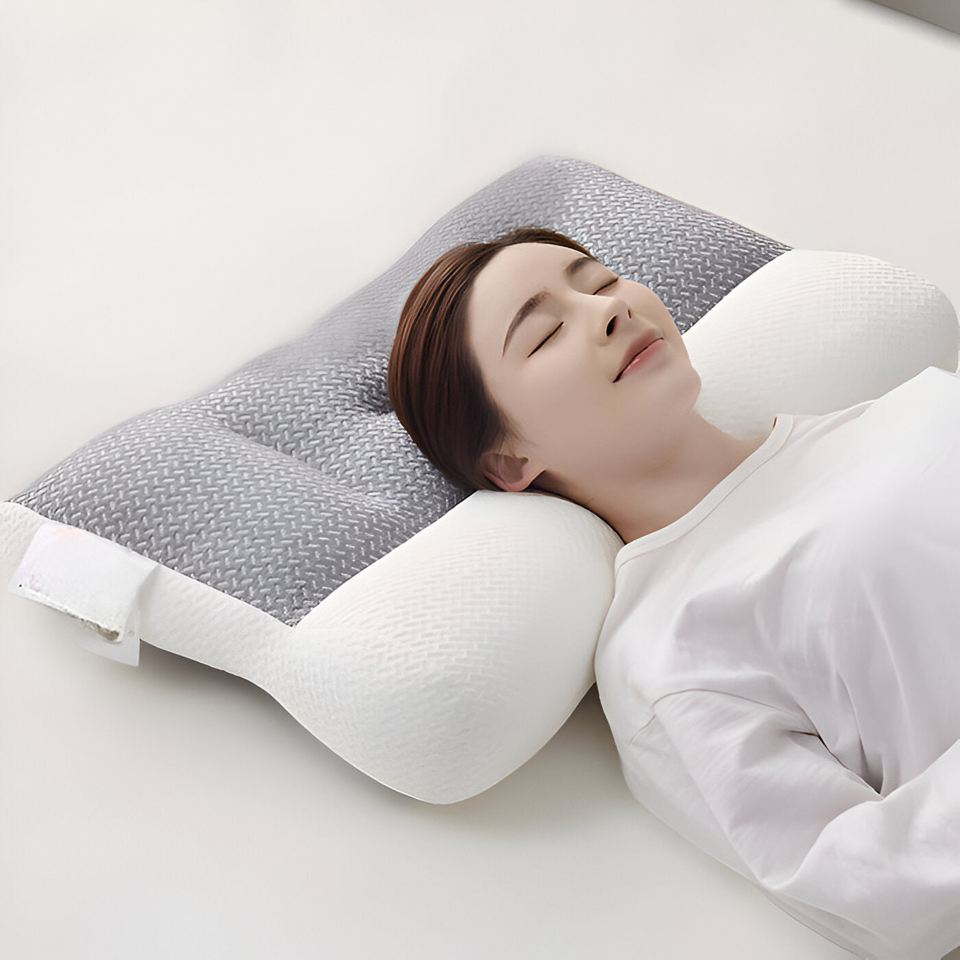 PolyePlush Kopfkissen - Premium Komfort Nackenkissen für Schmerz & Müdigkeit Relief