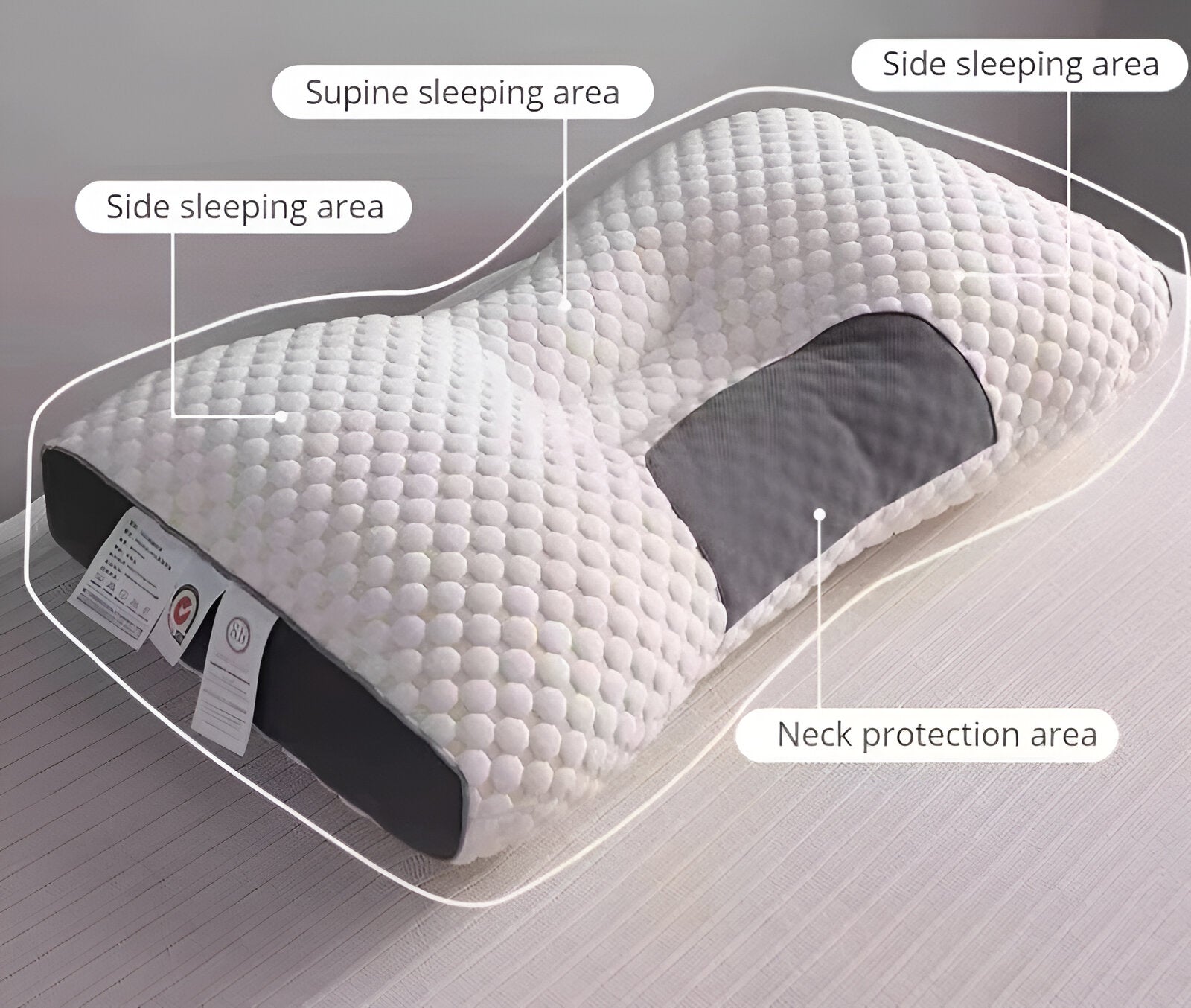 PolyePlush - Ergonomisches Nackenkissen für entspannten