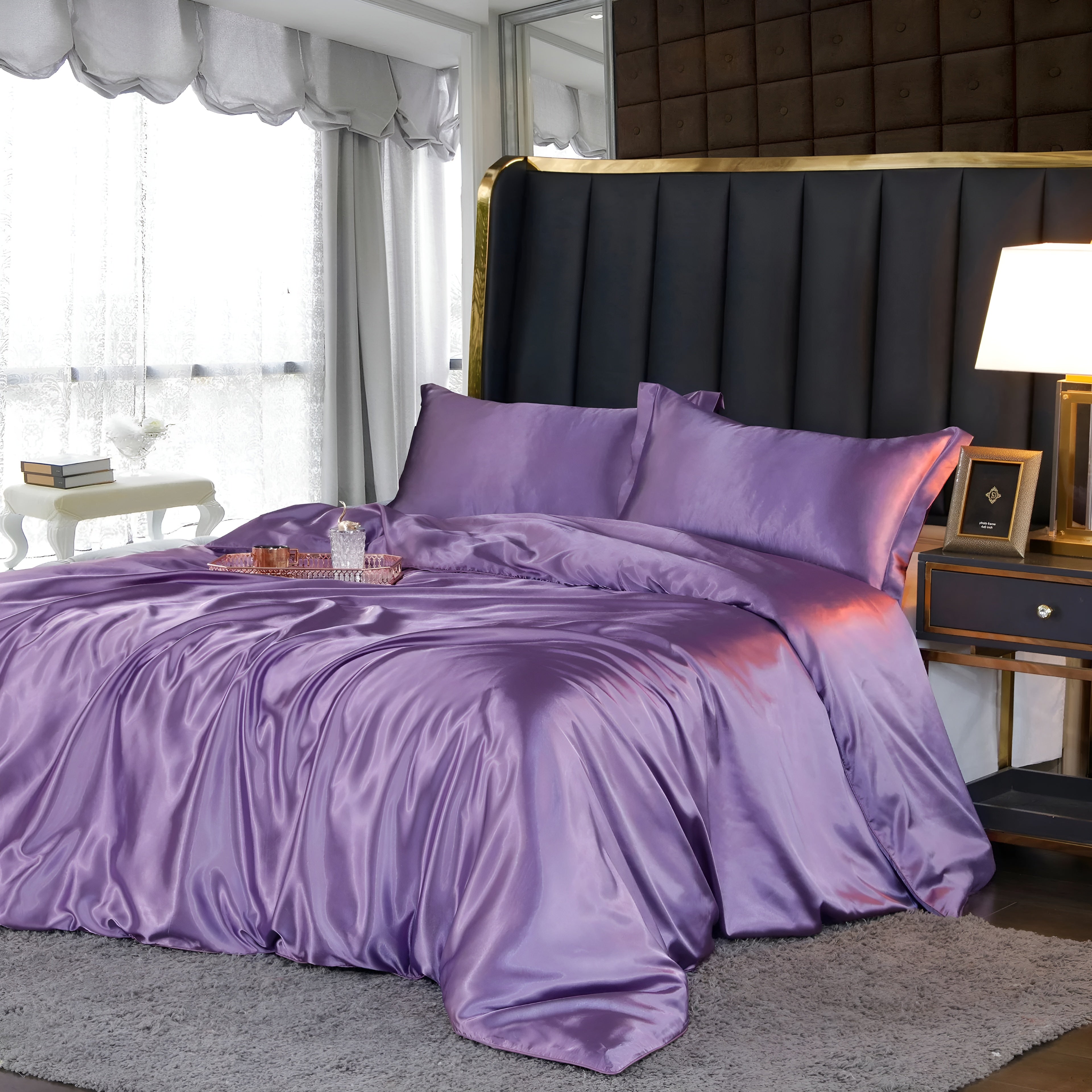 Luxe - Silk - Bettbezug-Set aus Maulbeerseide & Ice Silk
