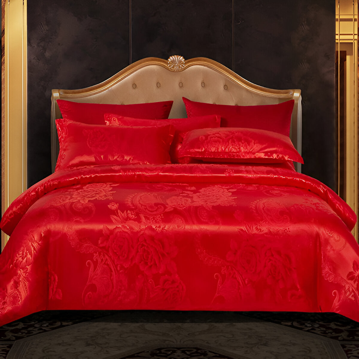 Satin - Bettwäsche-Set Jacquard
