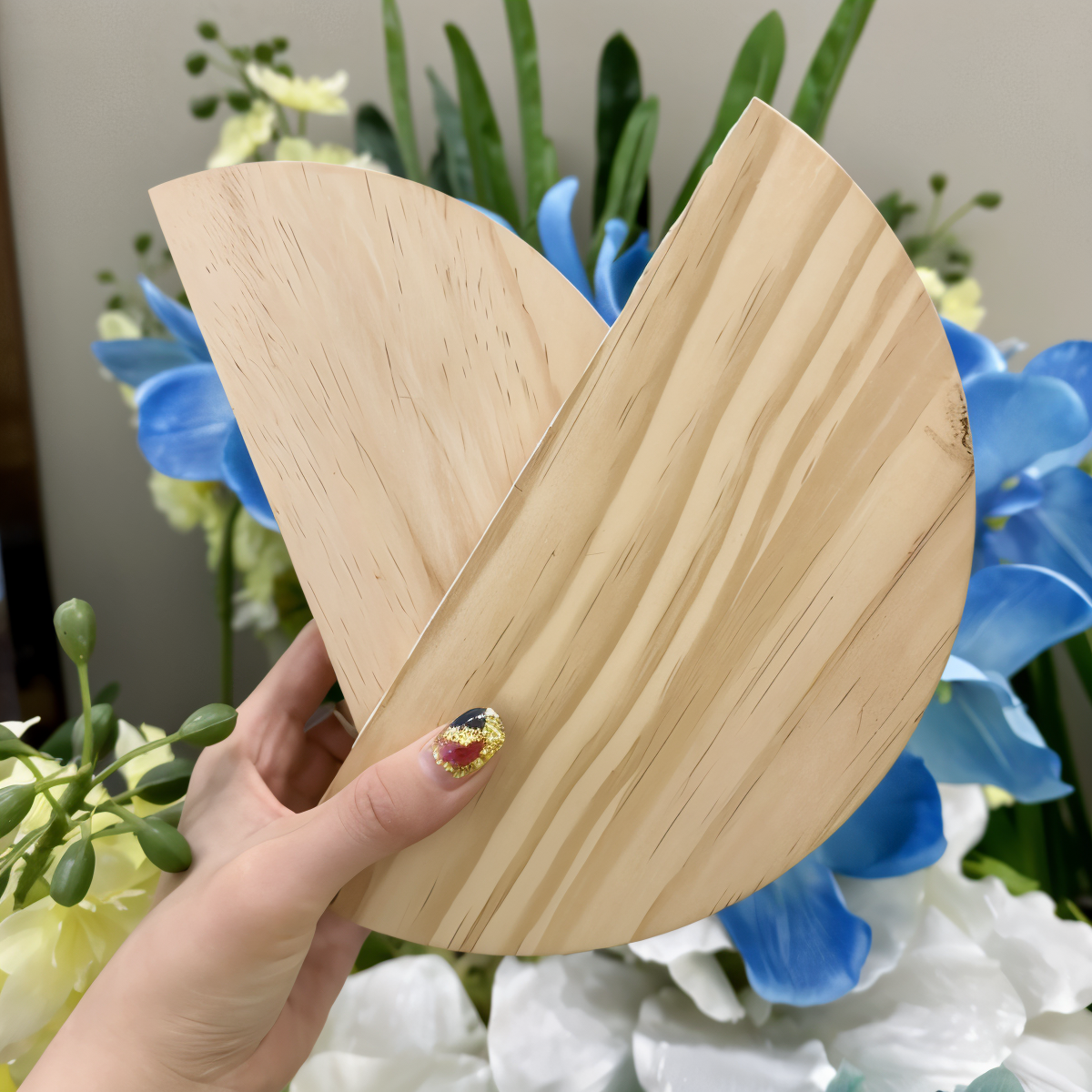 SemiCirc Regal - Ästhetisches Holzregal Wand