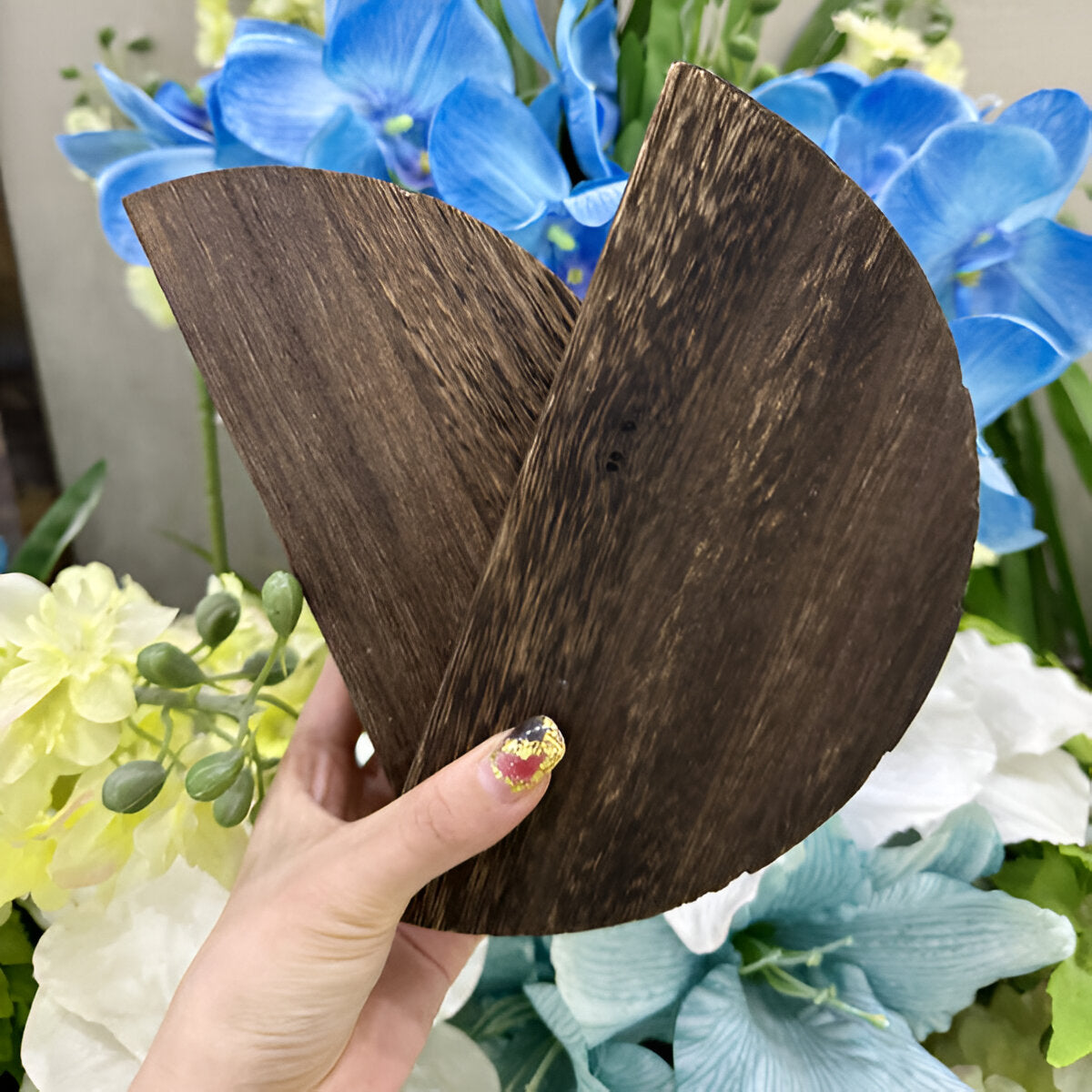 SemiCirc Regal - Ästhetisches Holzregal Wand