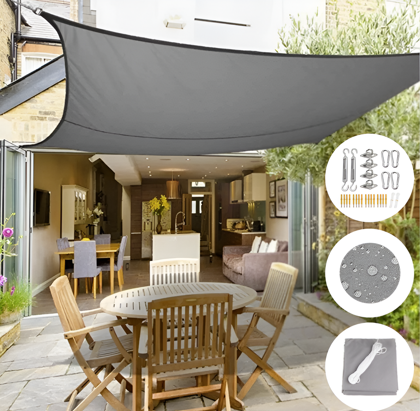 ShadeMaster - Sonnensegel UV-Blocker, wasserabweisend