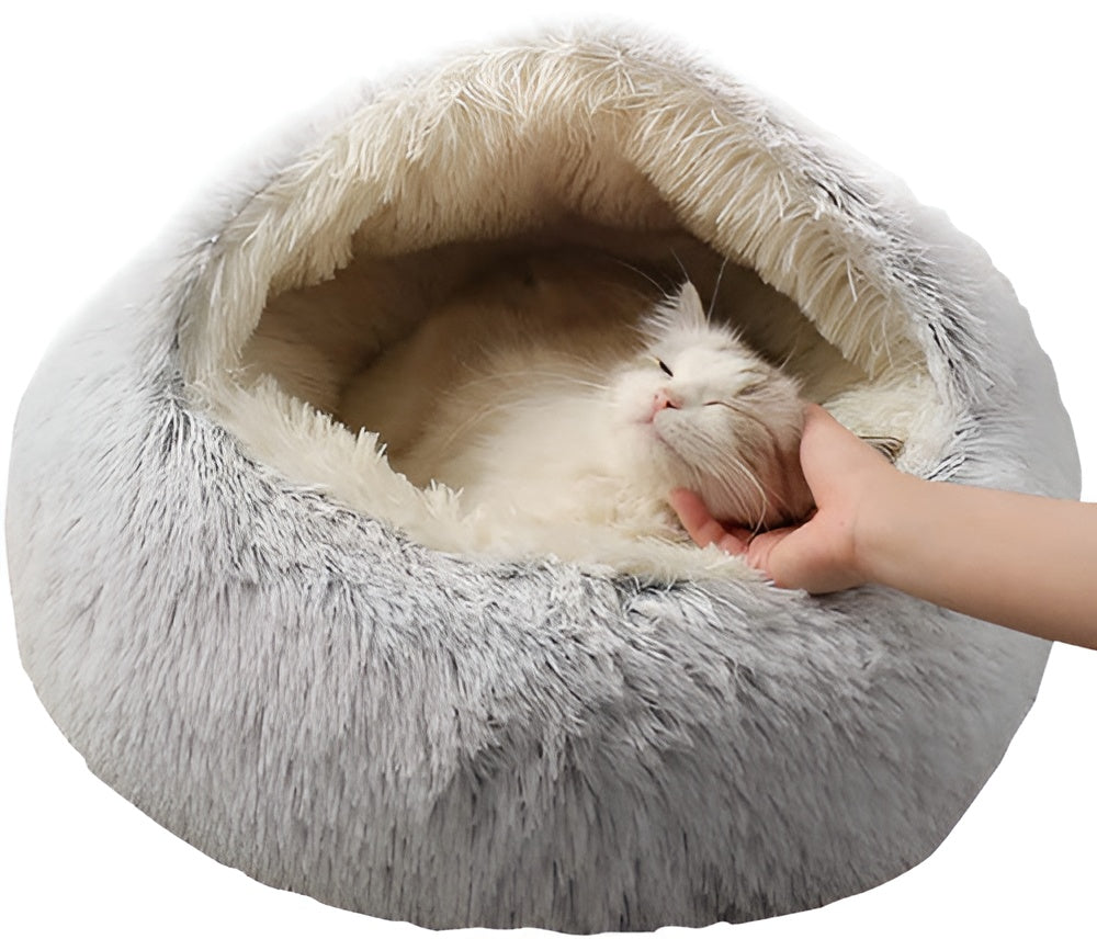 WarmPaws - Kuscheliges Rundbett für Hunde & Katzen mit