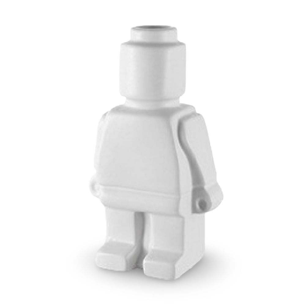 Innovative Gemauerte Pflanzgefäße im Roboterdesign - Dekorativ Lego Ornament für den Innen- und Außenbereich