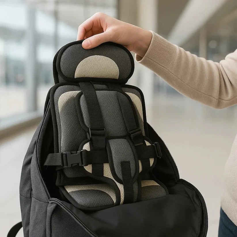 TripNest - Faltbarer Kindersitz mit Fünfpunktgurt