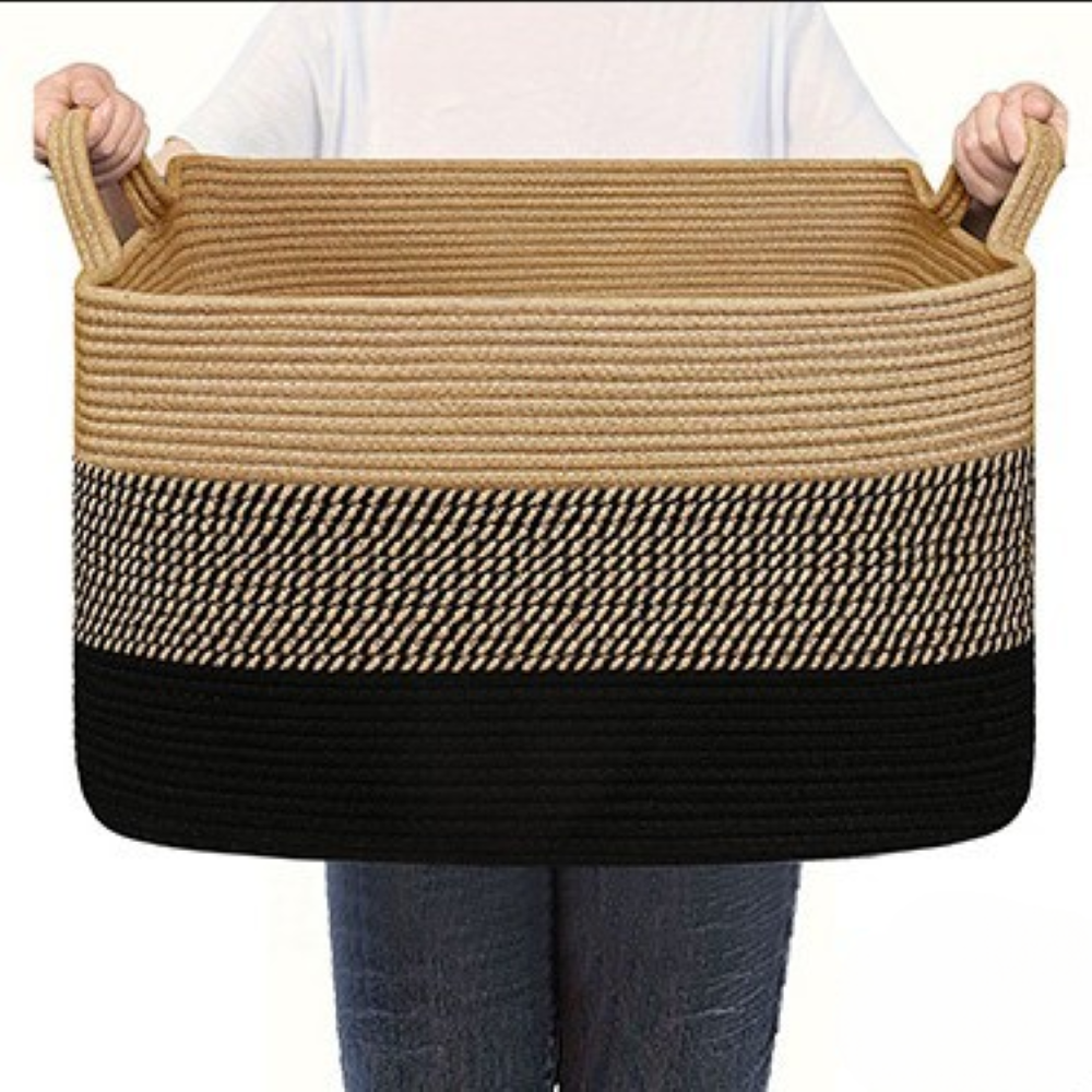 Aufbewahrungskorb - 55L aus Polyester 48x34x28 cm