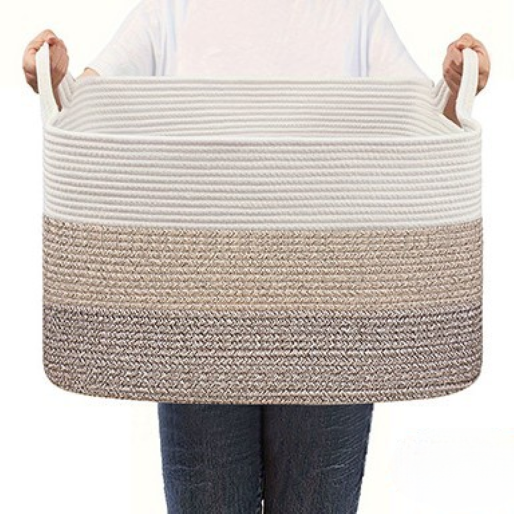 Aufbewahrungskorb - 55L aus Polyester 48x34x28 cm
