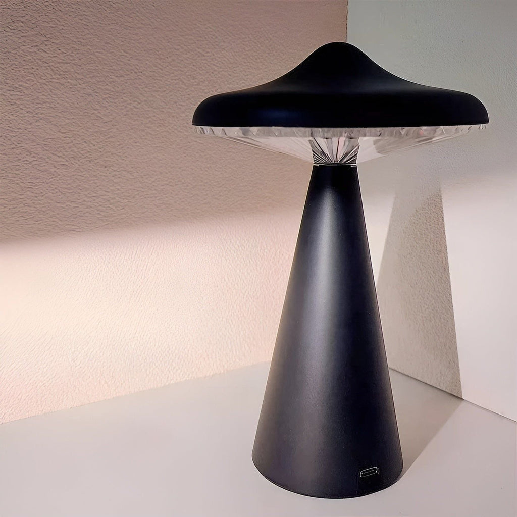 Lino - Tragbare LED Tischleuchte Pilzform mit Touch-Dimmer
