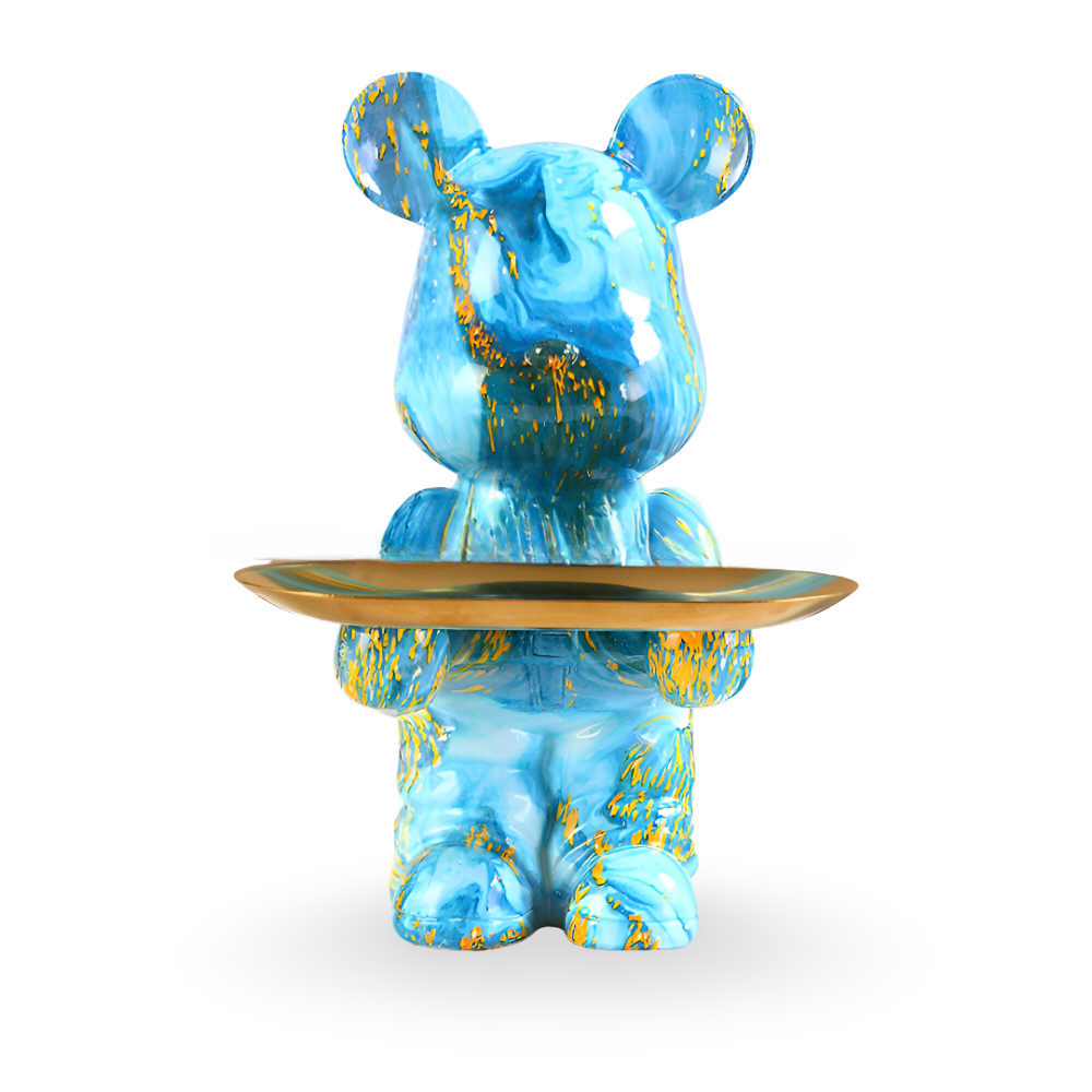 Luxe - Bear - Bären-Dekofigur Organizer aus Kunstharz mit