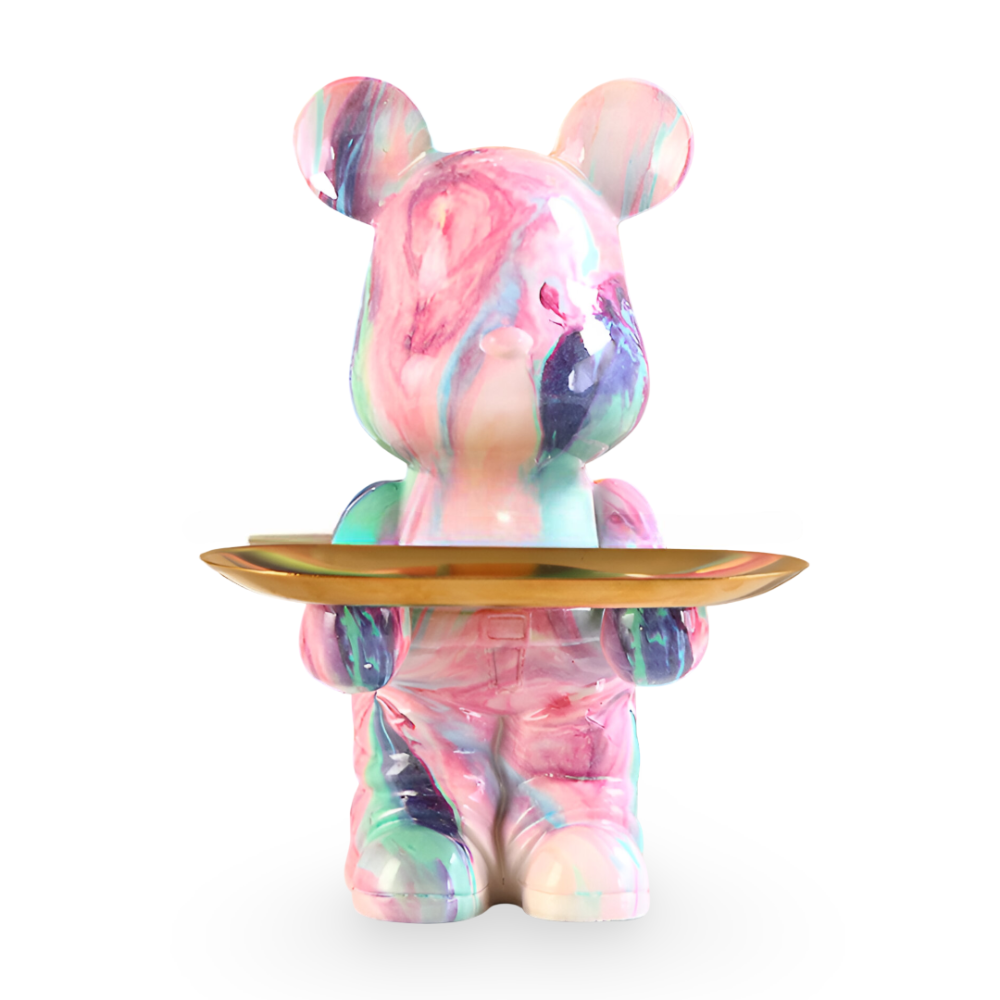 Luxe - Bear - Bären-Dekofigur Organizer aus Kunstharz mit