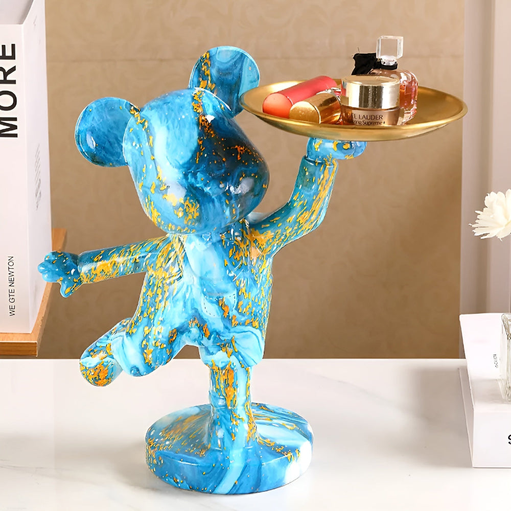 Luxe - Bear - Bären-Dekofigur Organizer aus Kunstharz mit