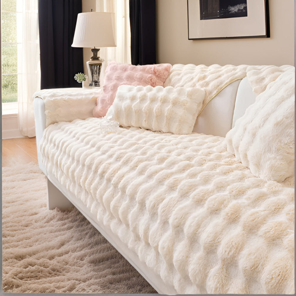 Luxe Cover - Dicker Plüschsofa Schutz für Ihren Pelzigen Gefährten