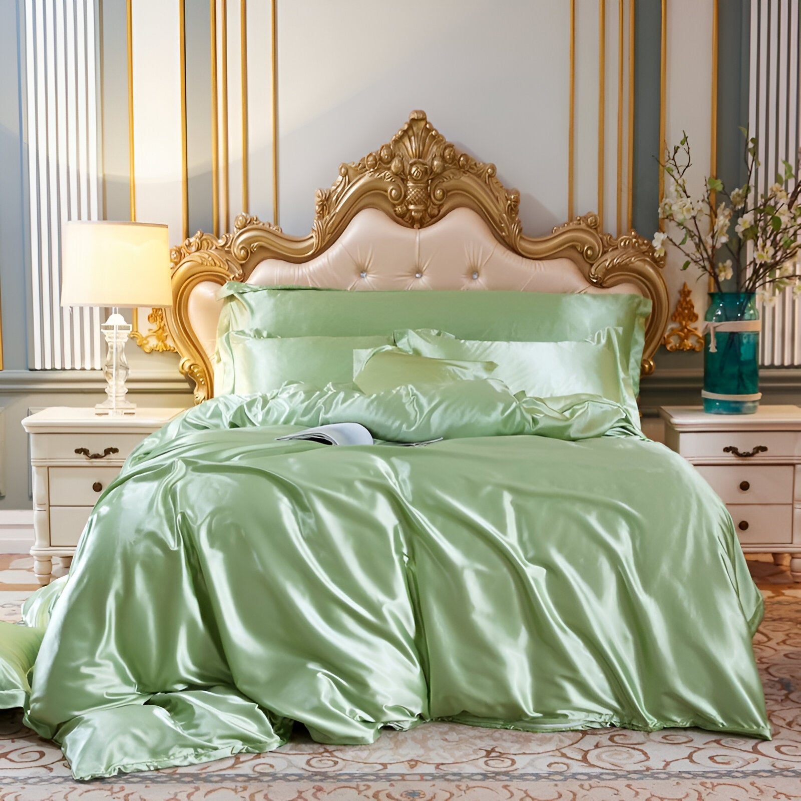 Luxe - Silk - Bettbezug-Set aus Maulbeerseide & Ice Silk