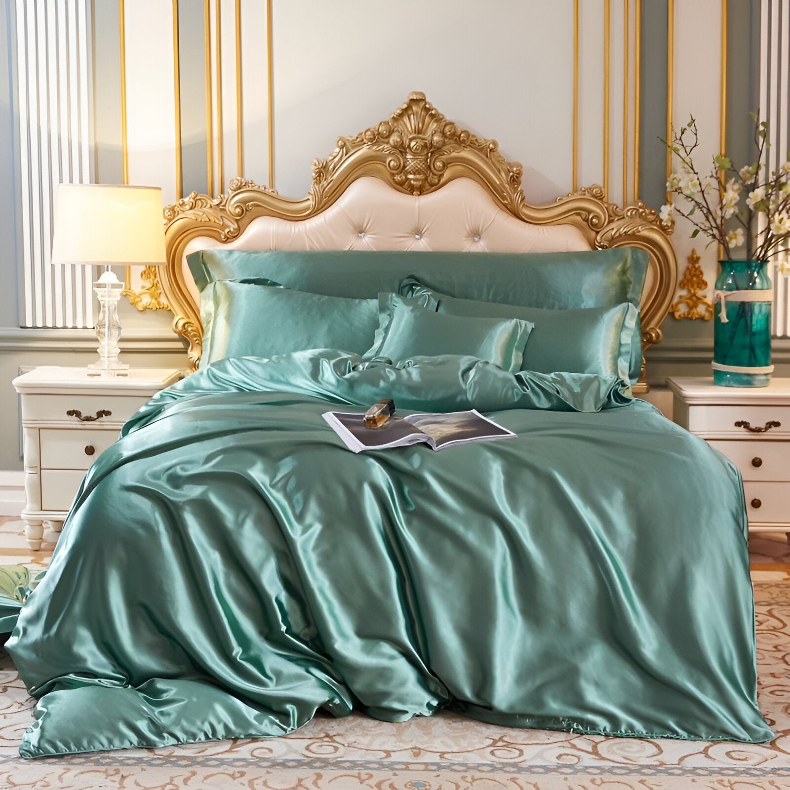 Luxe - Silk - Bettbezug-Set aus Maulbeerseide & Ice Silk