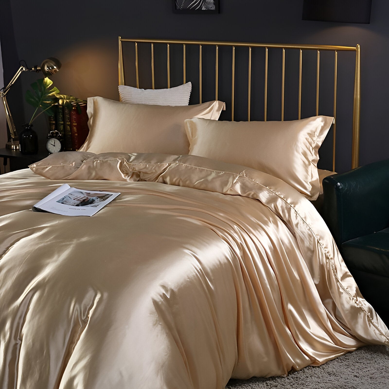 Luxe - Silk - Bettbezug-Set aus Maulbeerseide & Ice Silk