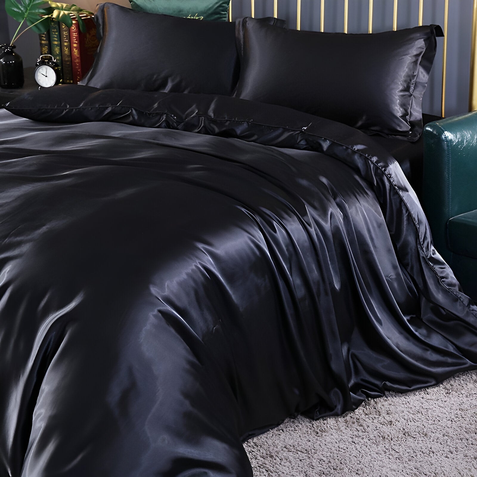 Luxe - Silk - Bettbezug-Set aus Maulbeerseide & Ice Silk