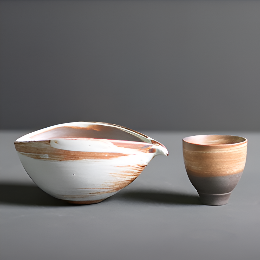 LuxuTea - Wares - Matcha Set 4-teilig aus Keramik & Bambus