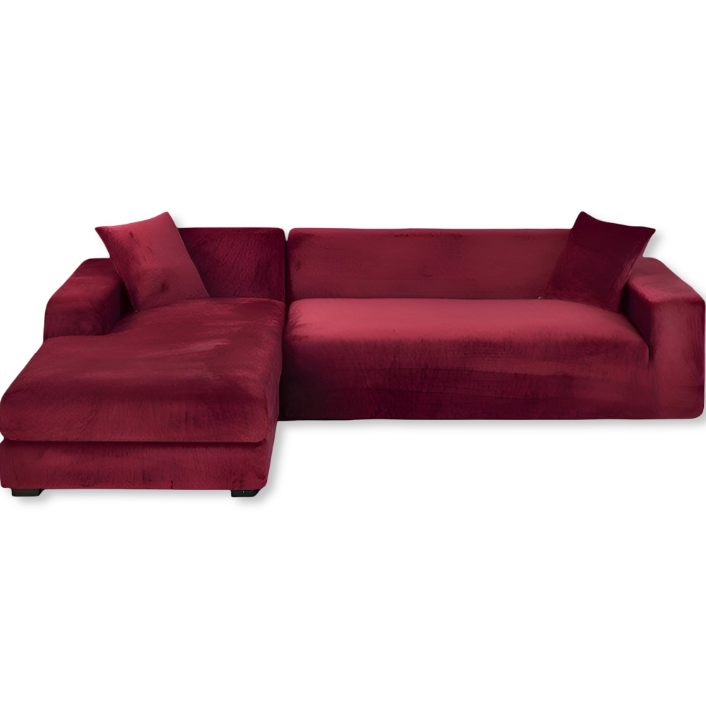 LuxuriFit Sofa Cover - Weicher, Elastischer und Eleganter Bezug für das Sofa