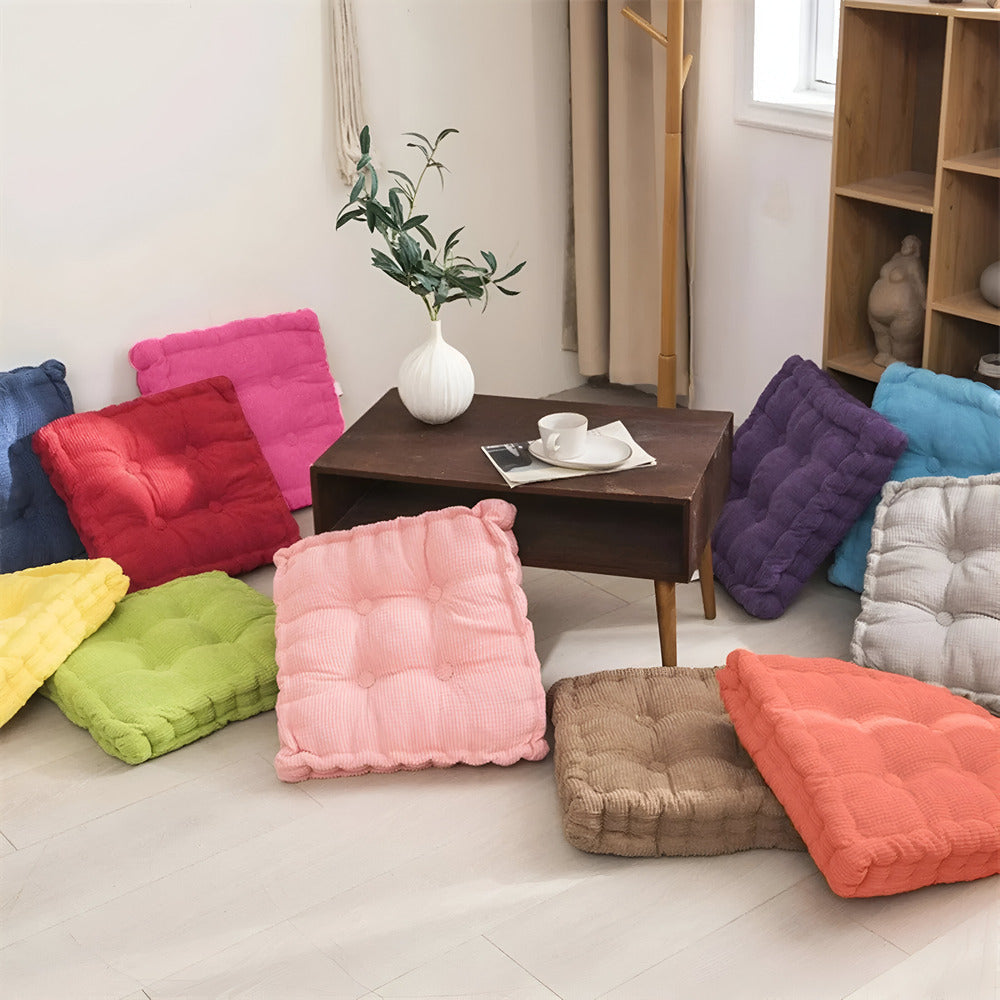 Luxuriöses Corduroy-Meditationsboden-Kissen für ultimativen Komfort und Unterstützung