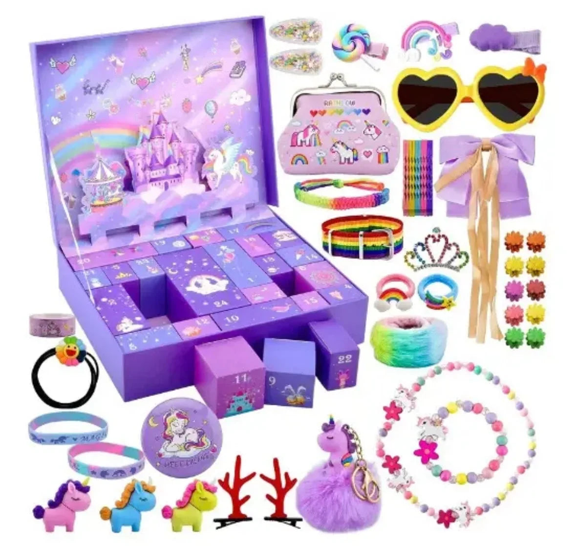 UnicornGlimmer - Einhorn-Adventskalender mit 24 Überraschungen