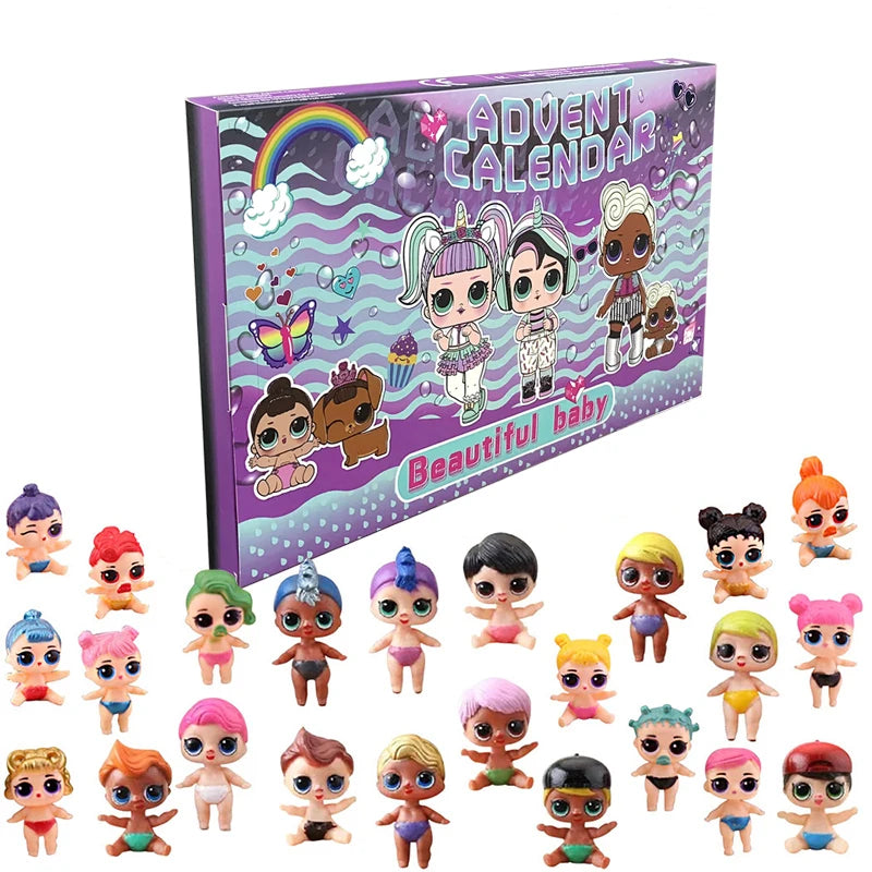 HeroCrate - Marvel Adventskalender mit 24 PVC-Actionfiguren