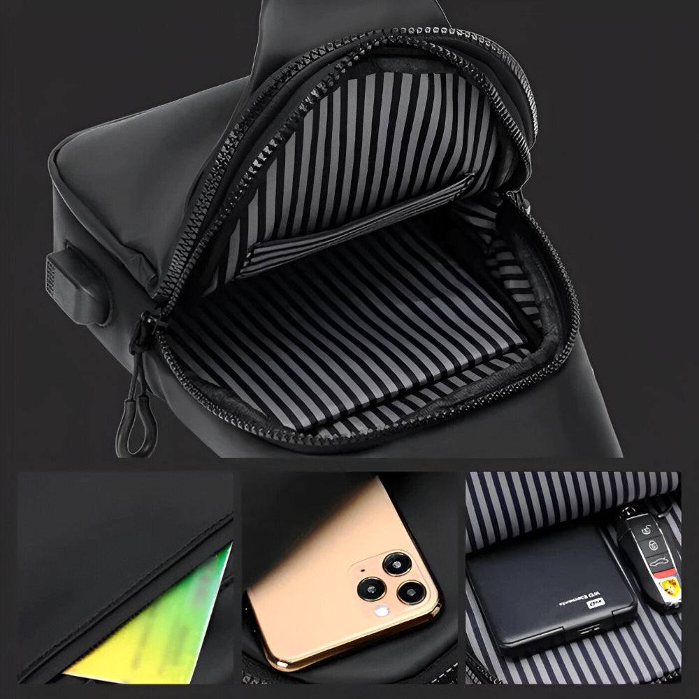 MetroFlex - Crossbody Bag -Crossbody Bag Herren schwarz