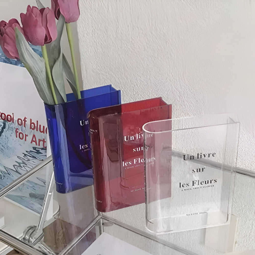 Moderne Transparante Vase für elegante Blumenarrangements und stilvolle Inneneinrichtung