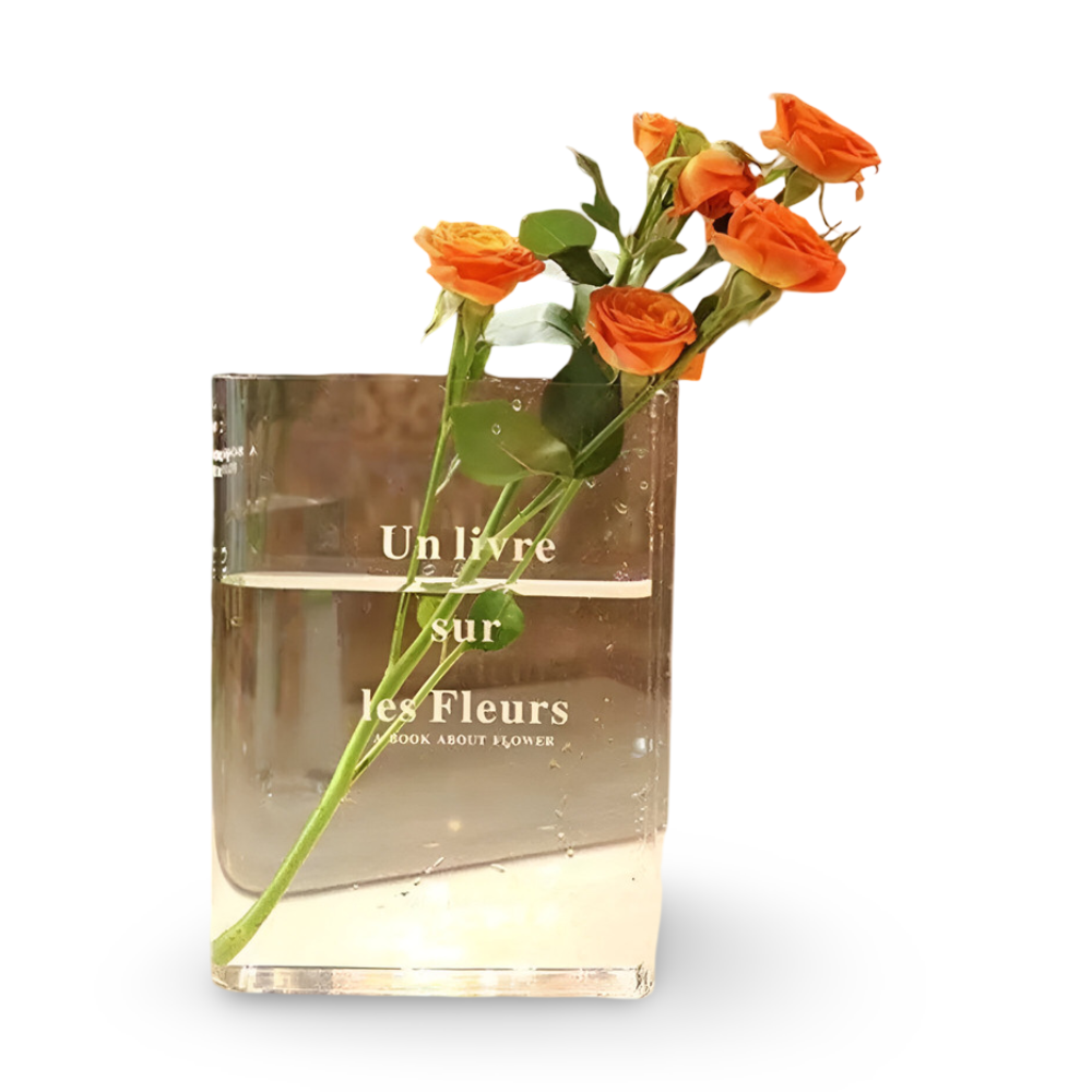 Moderne Transparante Vase für elegante Blumenarrangements und stilvolle Inneneinrichtung