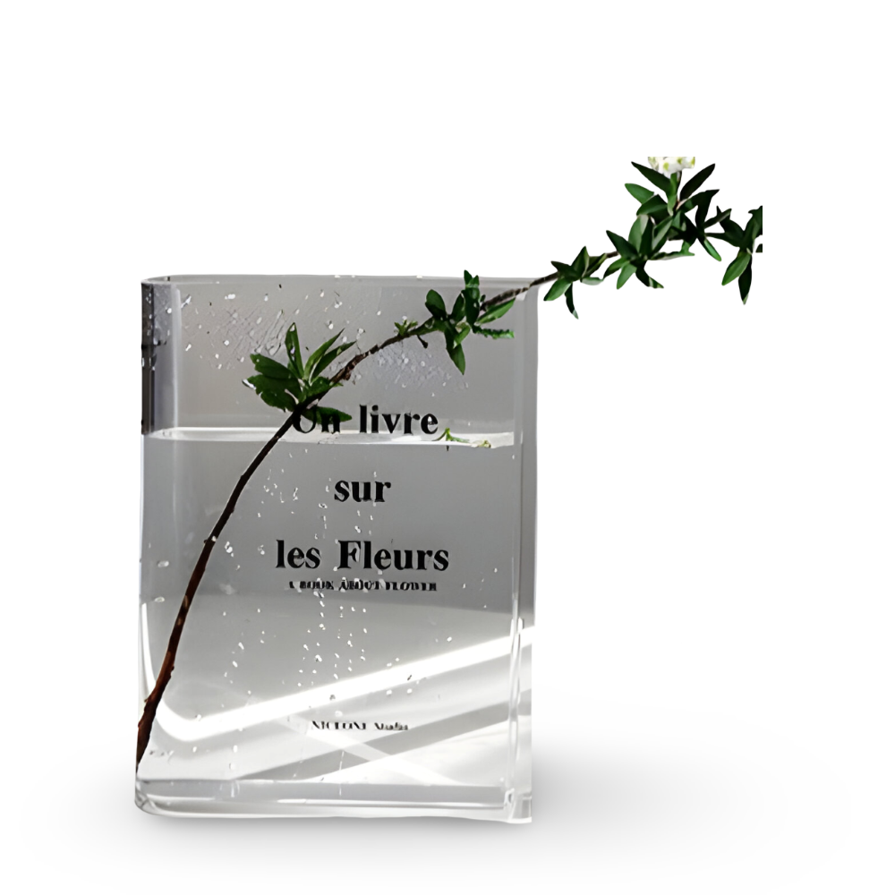 Moderne Transparante Vase für elegante Blumenarrangements und stilvolle Inneneinrichtung