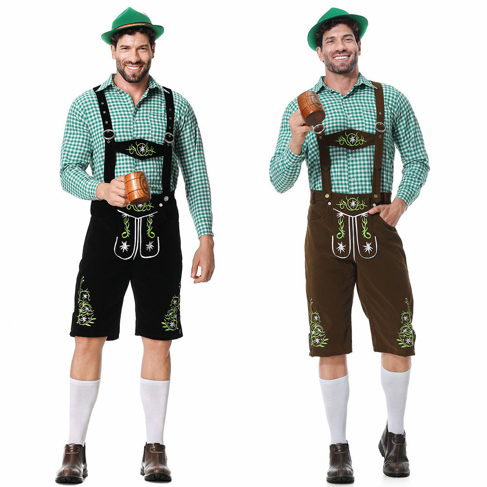 Herren Trachtenhose mit kunstvoller Stickerei