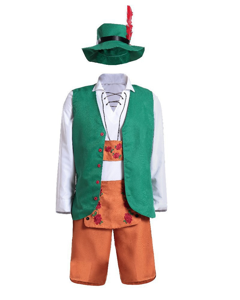 Damen Dirndlkleid mit Schürze und Mieder