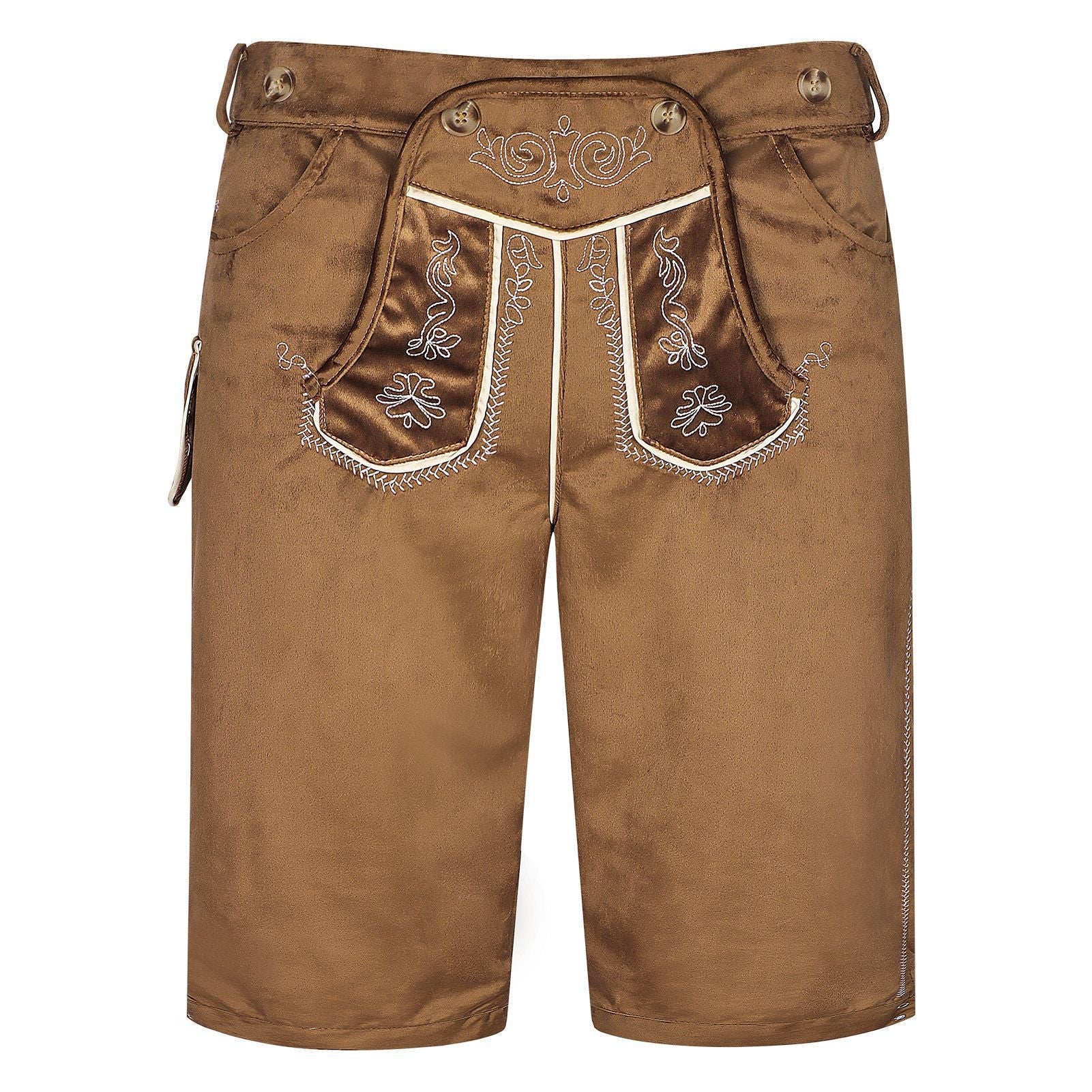 Herren Trachtenhose mit besticktem Hosenlatz