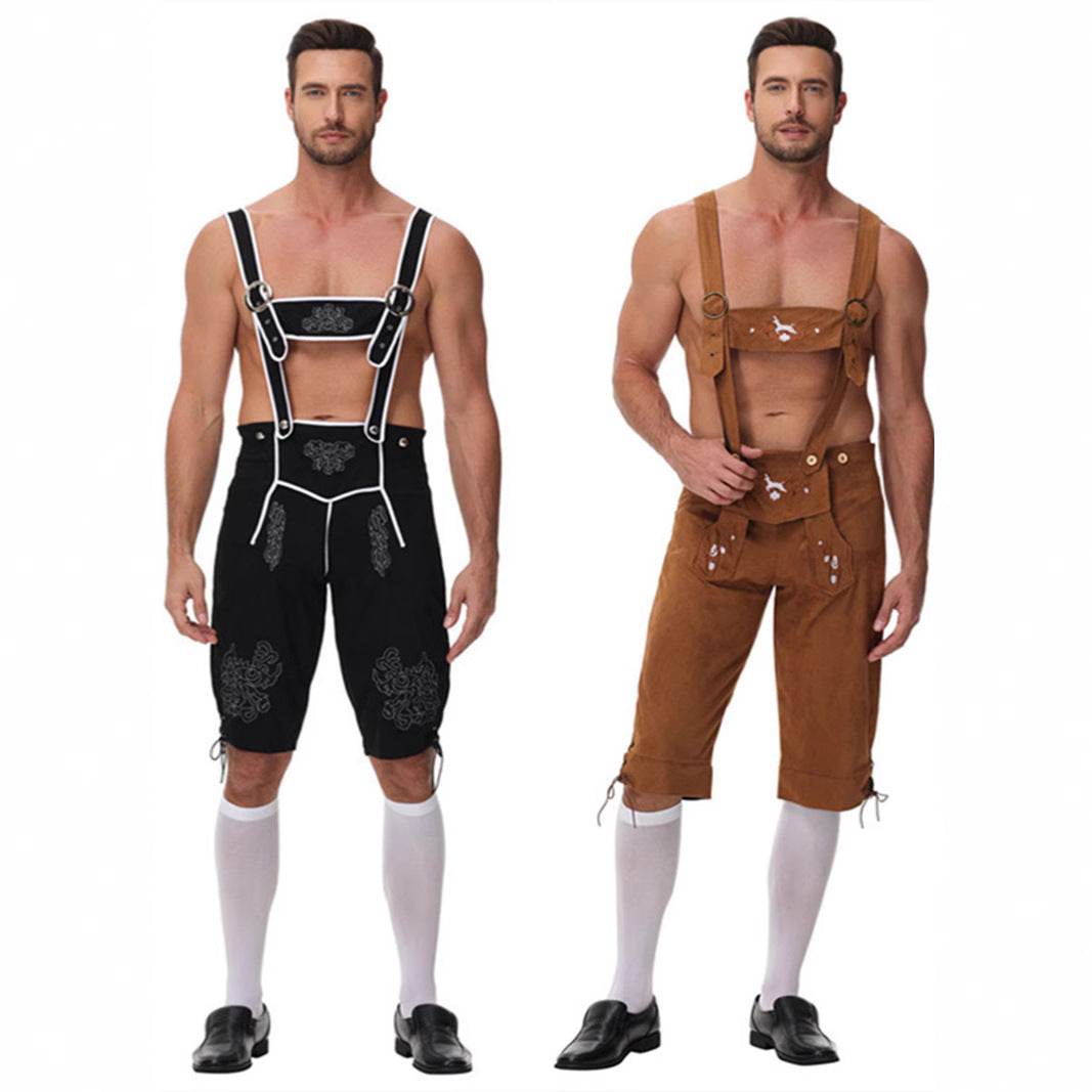 Herren Trachtenkurzanzug mit Stickerei